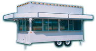 16′ Concession Trailer with Awning Marquee Signs - Thumbnail