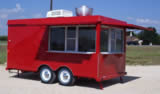 14′ Concession Trailer with Two-tone paint - Thumbnail